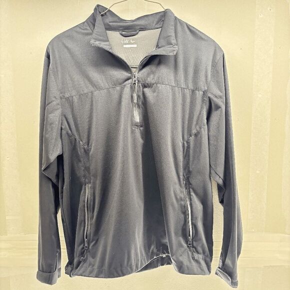 Walter Hagan Hydroproof Golf Pullover Jacket Shirt 1/4 zip Mens Large Gray - Picture 1 of 3